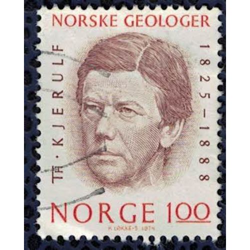 Norvège 1974 Oblitéré Used Theodor Kjerulf Géologue Su