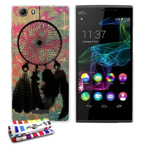 Coque Case Wiko Ridge Fab 4g Attrape Reves Contour Transparent Silicone Souple (Tpu)