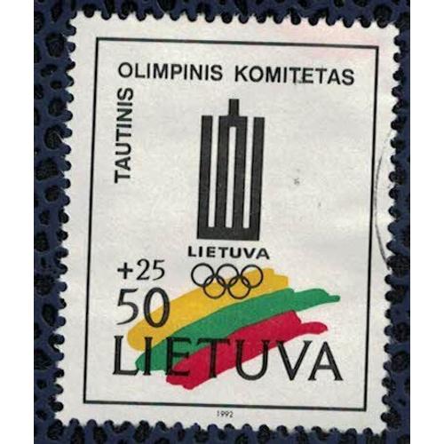 Lituanie 1992 Oblitéré Used Olimpinis Komitetas Tautinis Comité National Olympique Su