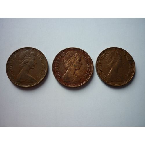 Lot De 3 Monnaies New Pence
