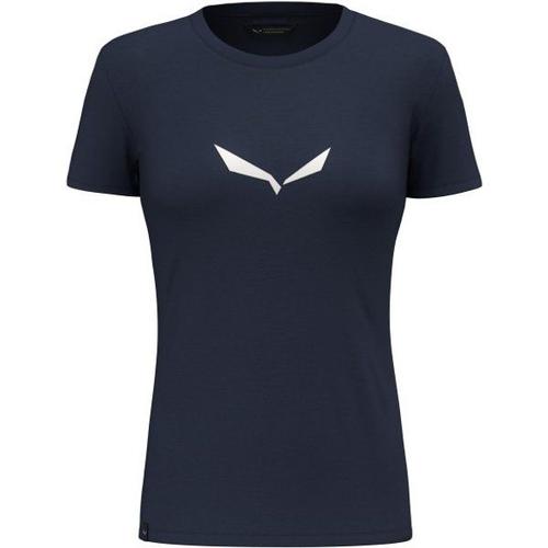 Women's Solid Dri-Release S/S Tee T-Shirt Taille 44, Bleu