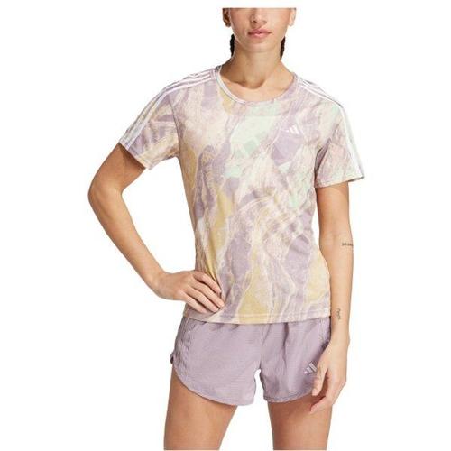 Adidas Women's Own The Run Move For The Planet Tee T-Shirt De Running Taille M, Beige