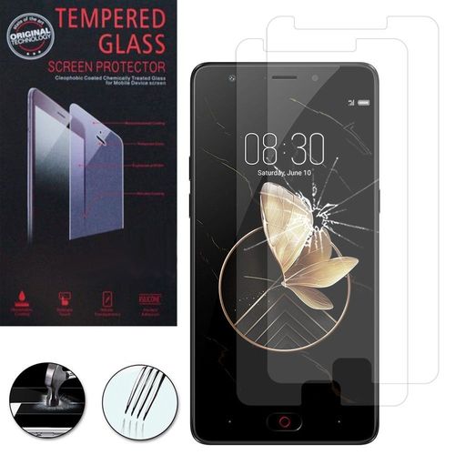 Lot / Pack De 2 Films Verre Trempé Pour Archos Diamond Gamma 5.5" Protection D'écran