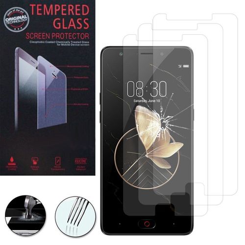 Lot / Pack De 3 Films Verre Trempé Pour Archos Diamond Gamma 5.5" Protection D'écran