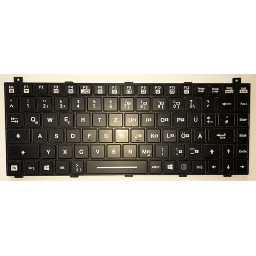 CLAVIER GETAC V110 ALLEMAND-QWERTZ AVEC RÉTROÉCLAIRAGE ROUGE