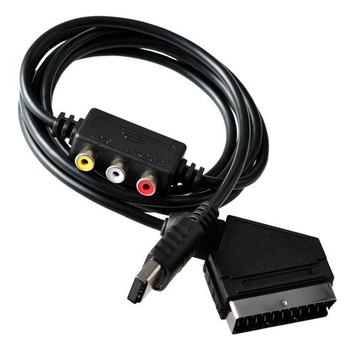 Scart Rgb Av Cable Câble Audio Connecteur Vidéo Pour Sega Dreamcast