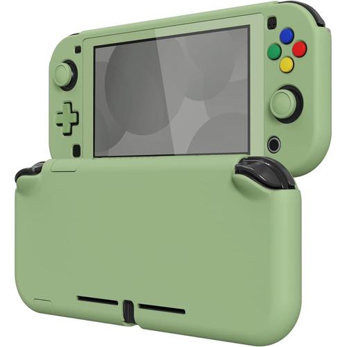 Playvital Coque De Protection Pour Nintendo Switch Lite,Coque Rigide Pour Switch Lite(Protection Écran&capuchon Joystick&cap Bouton Sticker Inclus)-Vert Matcha