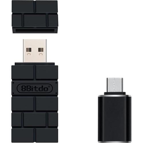 8 Bit Wireless Usb Adapter 2 With Otg Adapter Accessory Compatible With Oled Switch/Ns Switch/Ps5/Ps4/Pc/Raspberry Pi