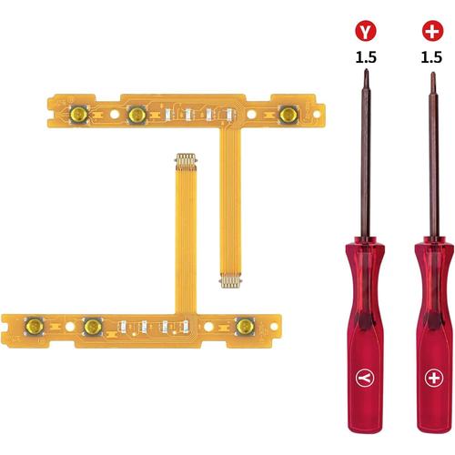 Sl Sr Bouttons Câble Flexible En Ruban Avec Tri Wing Cross Wing Tournevis Pour Ns Switch/Switch Oled Manettes Joy-Con