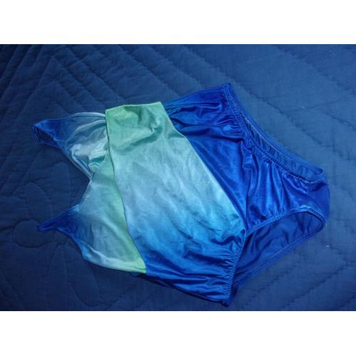 Maillot De Bain Natation ? Polyamide 46 Bleu