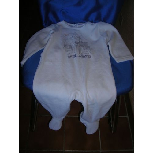 Pyjama Grenouillère Pommette Coton 9 Mois Multicolore