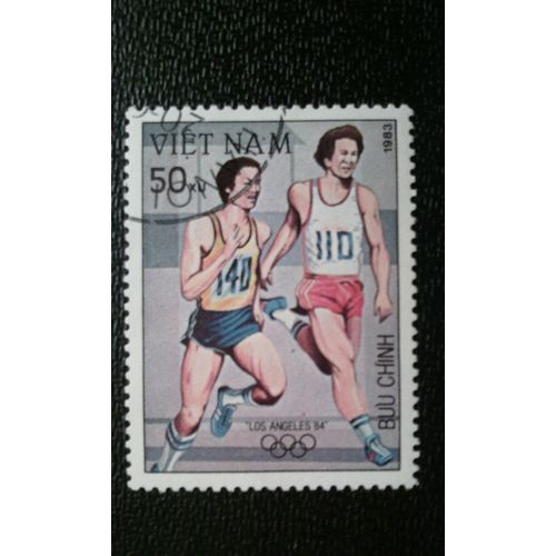Timbre Vietnam (Yt 436 ) 1983 Jeux Olympiques D'été De 1984 À Los Angeles