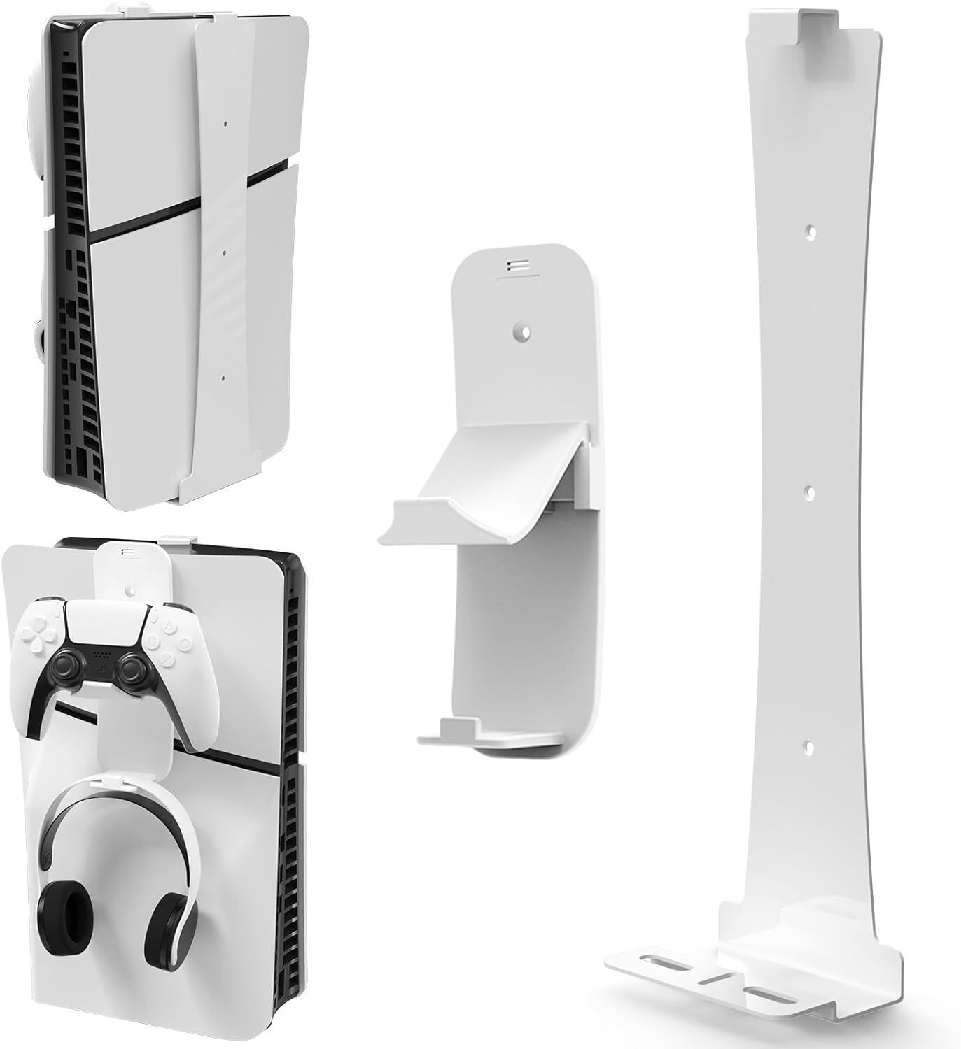 Support Mural Ps5 Slim - Aqsacokiya - Ps5 Slim (Disque Et Édition N...