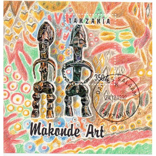 Tanzanie- Bloc Feuillet Oblitéré - Makonde Art