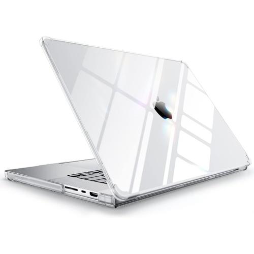 Coque pour MacBook Pro 16'' M3 Pro / M3 Max (2023) & A2780 M2 Pro / M2 Max (2023) & A2485 M1 Pro / M1 Max (2021) [UB Clear] Protection Ultra-Fine Transparente Anti-Rayure (Transparent)