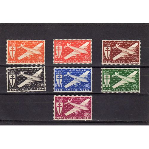 Timbres De Poste Aérienne Du Cameroun (Série De Londres)