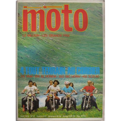 La Moto Magazine N° 41 - Août 1973.