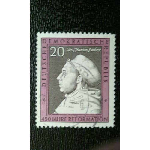 Timbre Allemagne - République Démocratique (Ddr) (Yt 1014 ) 1967 Martin Luther (1483-1546)