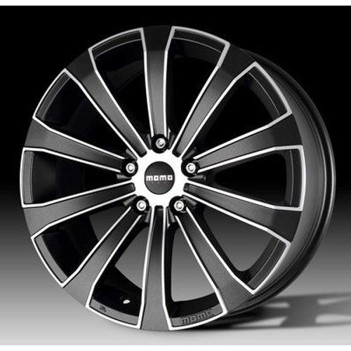 Momo Llanta Europe 7,0x16 Et30 5x120 Noir Matt Via Poli 72,6
