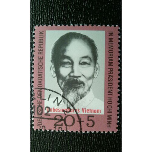 Timbre Allemagne - République Démocratique (Ddr) (Yt 1281 ) 1970 Ho Chi Minh (1890-1969)