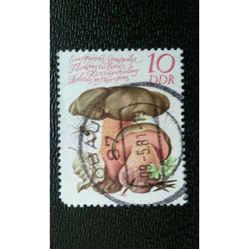 Timbre Allemagne - République Démocratique (Ddr) (Yt 2211 ) 1980 Boletus Érythropus