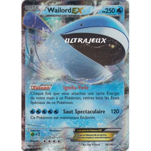 Pokémon - 38/160 - Xy - Primo Choc - Wailord Ex - Ex
