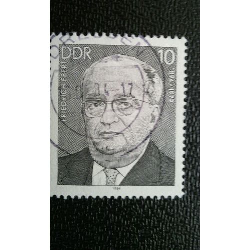 Timbre Allemagne - République Démocratique (Ddr) (Yt 2483 ) 1984 Friedrich Ebert (1894-1979)
