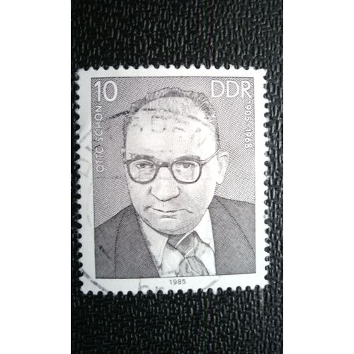 Timbre Allemagne - République Démocratique (Ddr) (Yt 2551 ) 1985 Otto Schön (1905-1968)