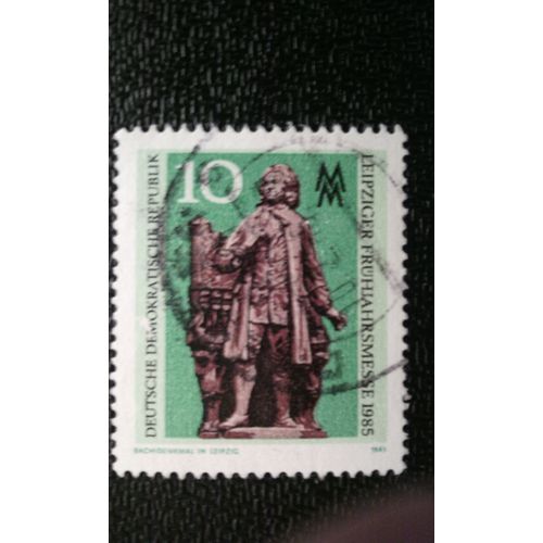 Timbre Allemagne - République Démocratique (Ddr) (Yt 2557 ) 1985 Mémorial De Bach, Leipzig