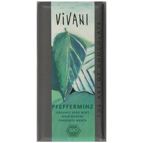 Vivani - Organic Peppermint Filled Dark Chocolate 100gx10 