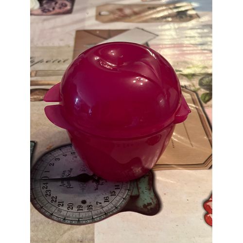 Boîte À Pomme Rouge Tupperware 