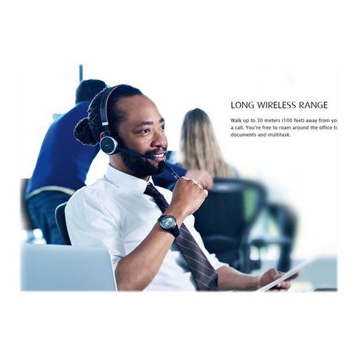 Jabra Evolve 65 UC stereo - Casque - sur-oreille - sans fil - Bluetooth - NFC*