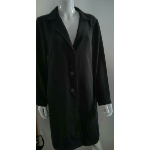Veste . Veste Longue Polyester 40 Noir