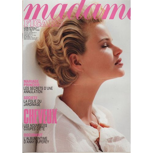 Madame Figaro / 30-05-1992 N°14858 : Patrice Chéreau (2p) - Charles Aznavour (2p)