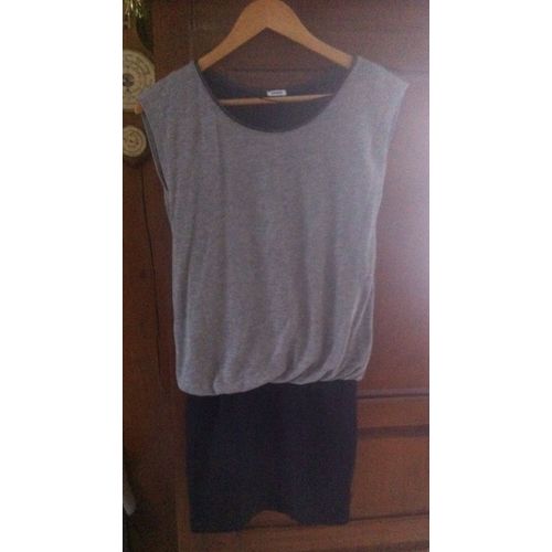 Robe Pimkie T 36 Grise Et Noire Comme Neuf