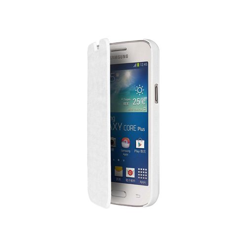 Etui À Rabat Samsung Galaxy Core Plus G3500 Blanc