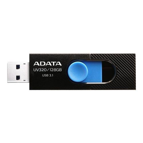 ADATA UV320 - Clé USB - 128 Go - USB 3.1 - Noir/bleu