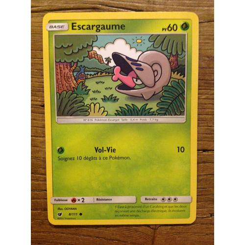 Carte Pokémon - Escargaume - 8/111 - Invasion Carmin