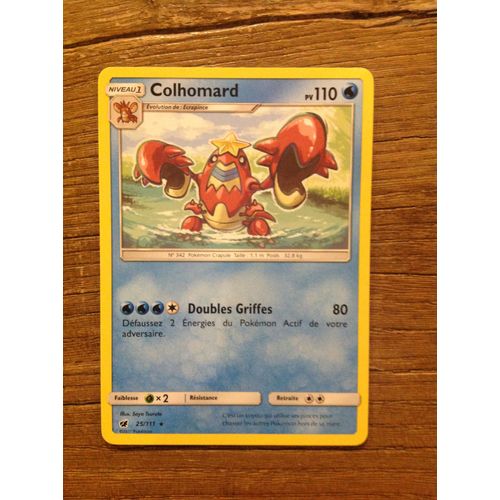 Carte Pokémon - Colhomard - 25/111 - Invasion Carmin