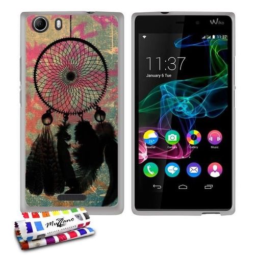 Coque Case Wiko Rigde 4g Attrape Reves Contour Transparent Silicone Souple (Tpu)