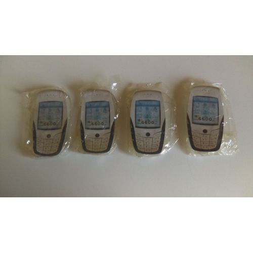 Lot De 4 Étuis Transparent Pour Gsm Nokia 6600