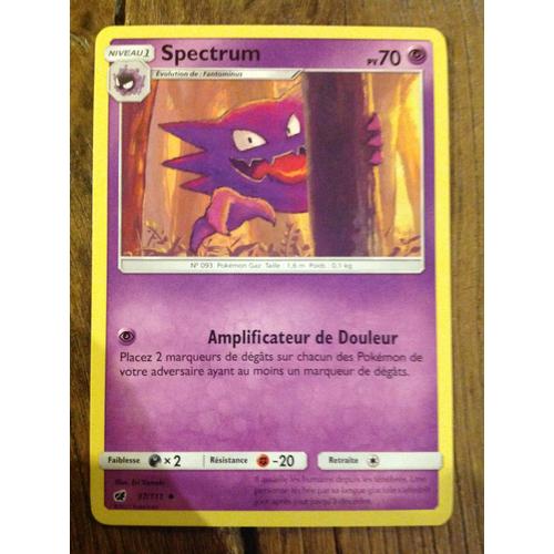 Carte Pokémon - Spectrum - 37/111 - Invasion Carmin