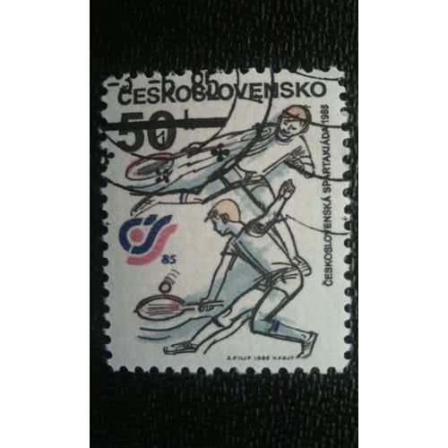 Timbre Tchécoslovaquie (Yt 2632 ) 1985 Spartakiad 85