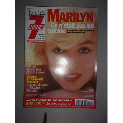 Télé 7 Jours 2004 Marilyn Monroe