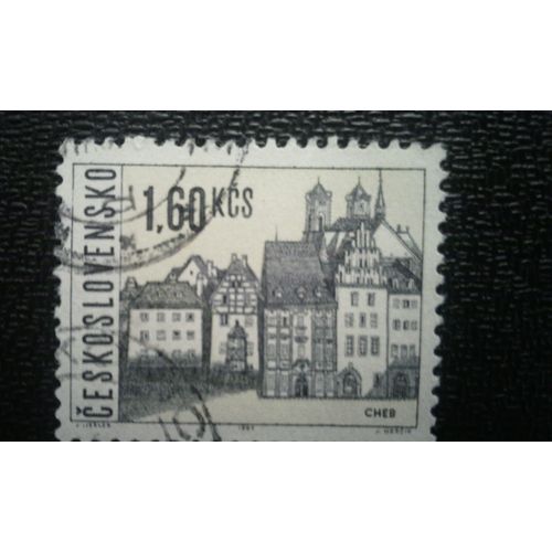 Timbre Tchécoslovaquie (Yt 1444 ) 1965 Cheb