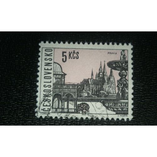Timbre Tchécoslovaquie (Yt 1447 ) 1965 Prague