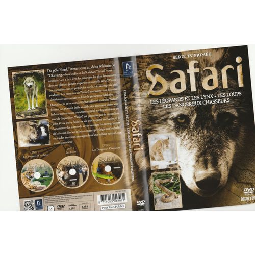 Safari - Les Léopards Et Les Lynx - Les Loups Les Dangereux Chasseurs - Série Tv Primée