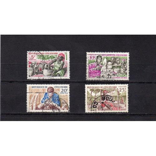 Timbres-Poste De Côte D'ivoire (Artisanat)