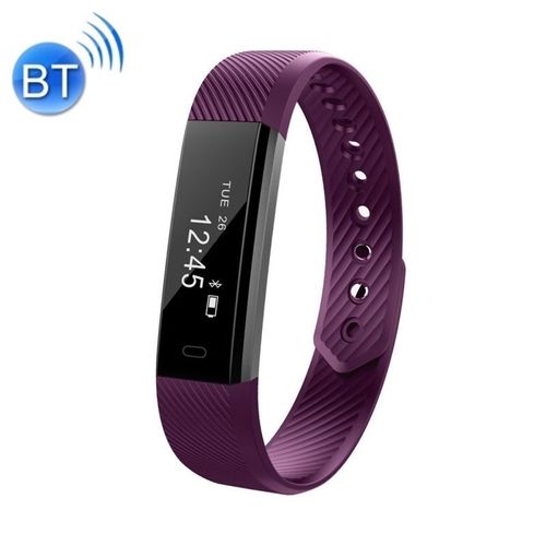 Smart Watch Iphone Android Bracelet Connecté Imperméable Ip67 Violet