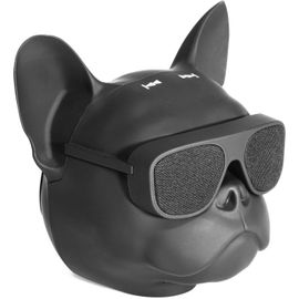 Enceinte Bluetooth TWS Sur Batterie Sans Fil Tête de Chien SD AUX - Anniversaire Cadeau Enfant Boum Musique Chanson